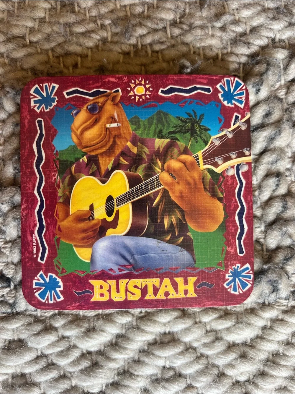 Camel Smokin' Joe 4 Coaster Set Joe's Beach Club Bustah Floyd Max Eddie Vintage